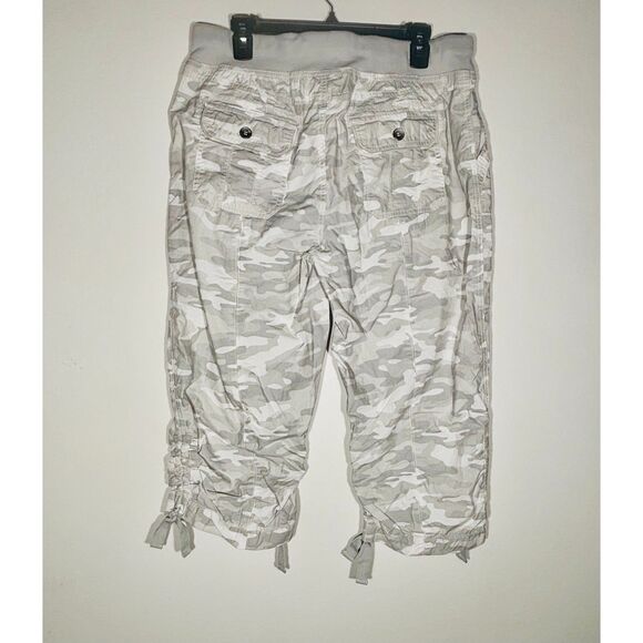 Calvin Klein Performance Camo Jogger Pants Women’s Large Grey Camo Cargo Style - Picture 4 of 5